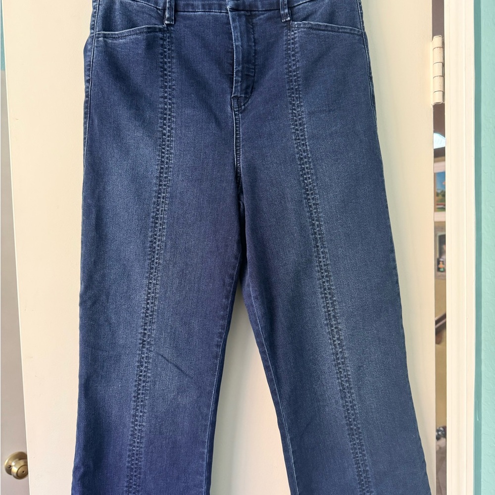 Level 99 Dark Blue Flare Jeans